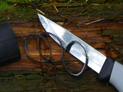 Cut bicycle inner tube